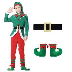 Christmas Elf Costume Set Size Youth XL